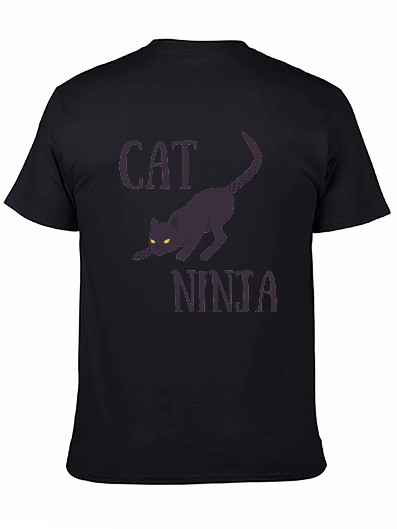 Cat Ninja Graphic Tee - Stealthy Style