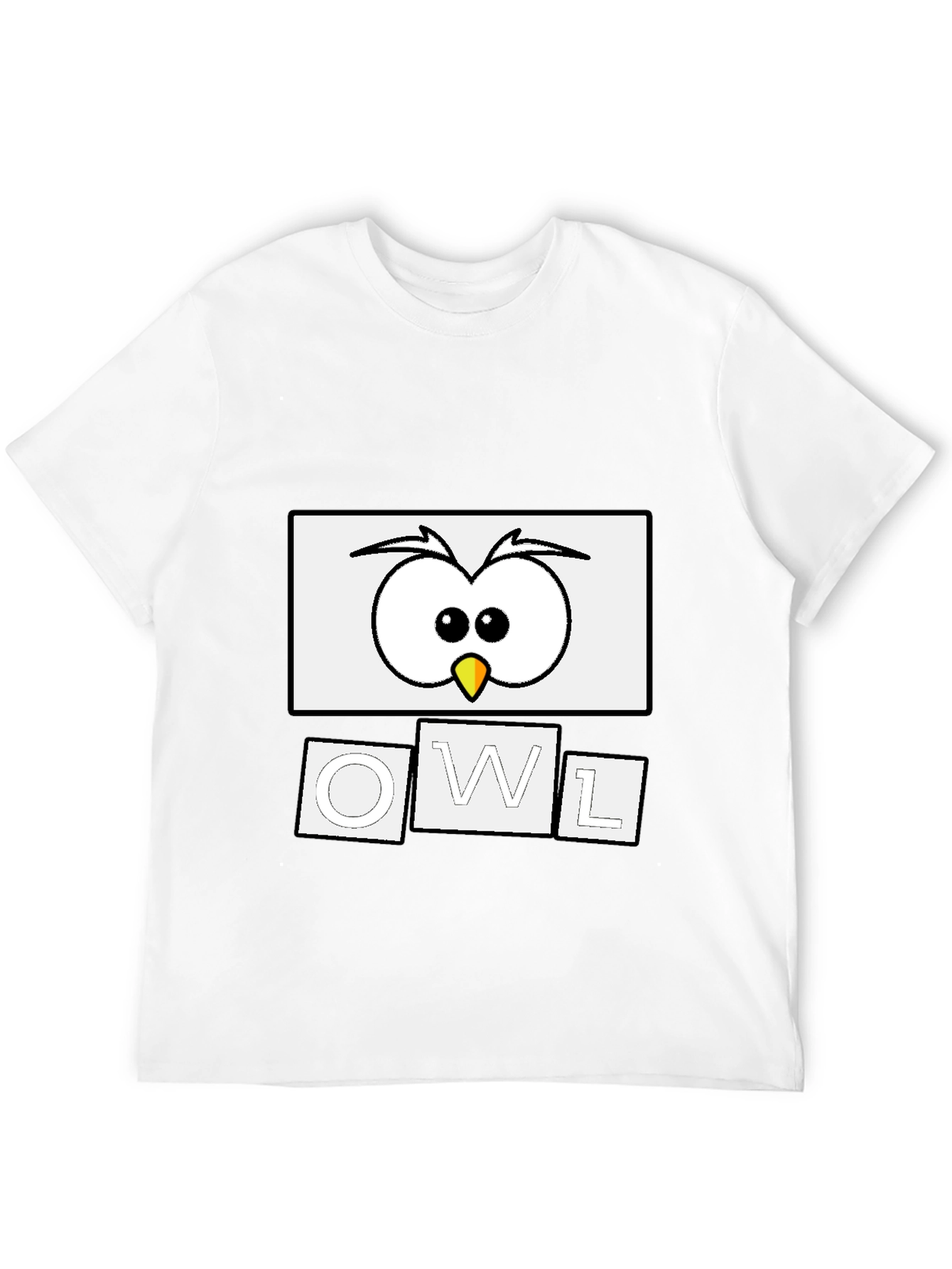 Cool Owl Graphic Tee - Black Cotton Blend Shirt