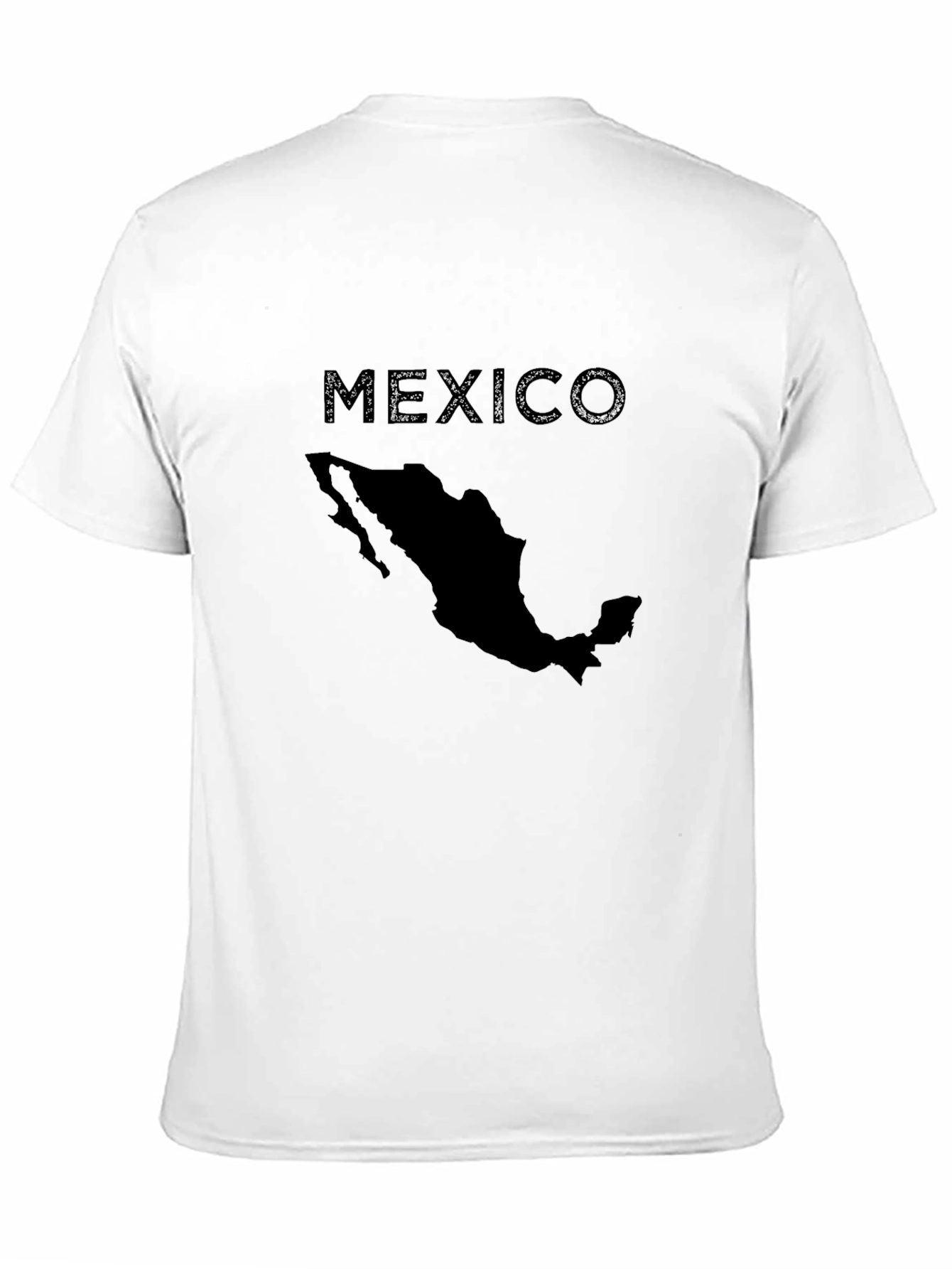 Mexico Map T-Shirt - Black Graphic Tee