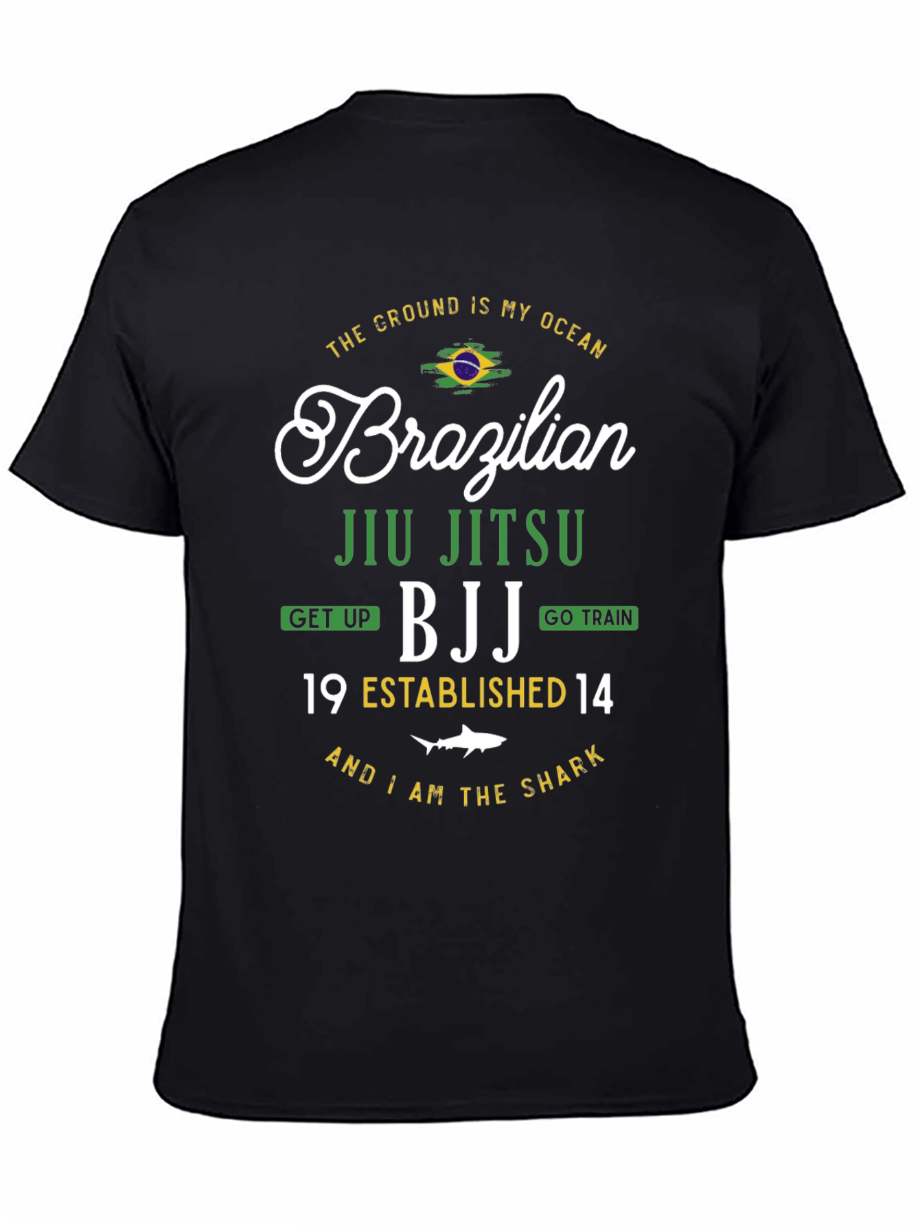 Brazilian Jiu Jitsu BJJ Black T-Shirt