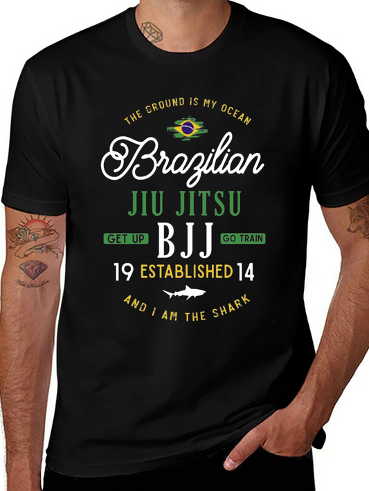 Brazilian Jiu Jitsu BJJ Black T-Shirt