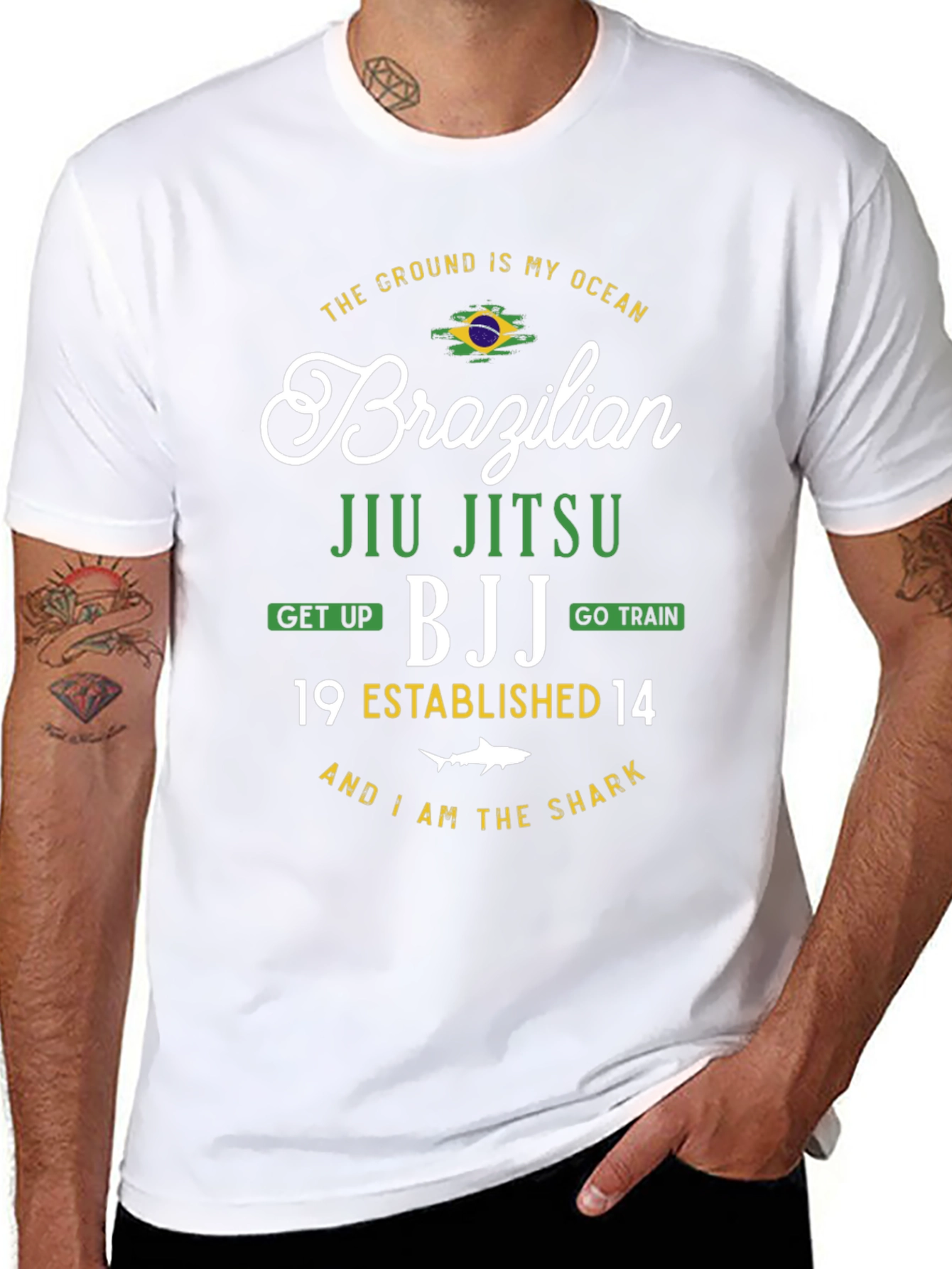 Brazilian Jiu Jitsu BJJ Black T-Shirt