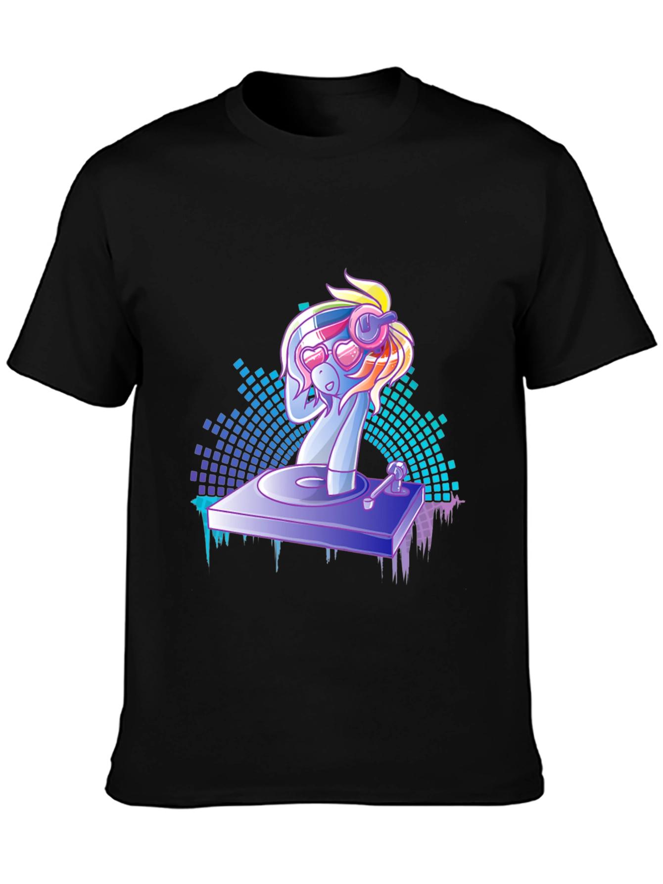 DJ Pony Graphic Tee - Party Vibes