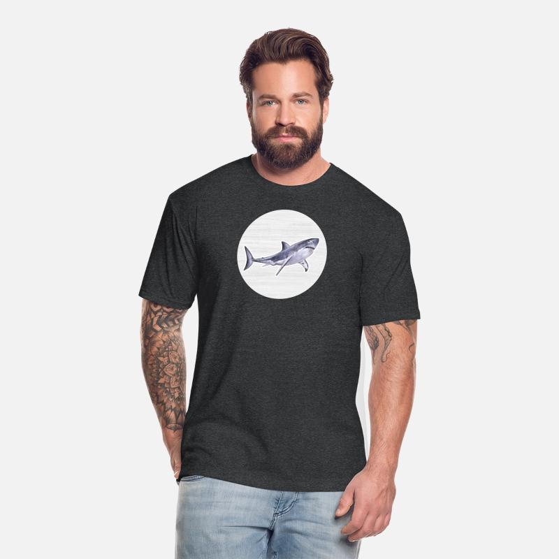 Great white shark Watercolor Drawing