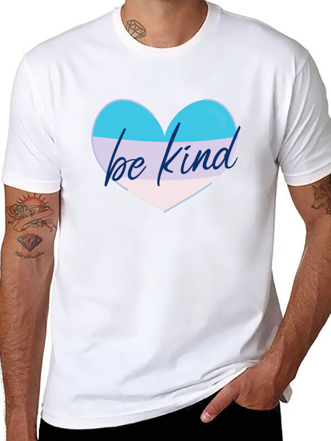 Be Kind Heart T-Shirt - Graphic Tee