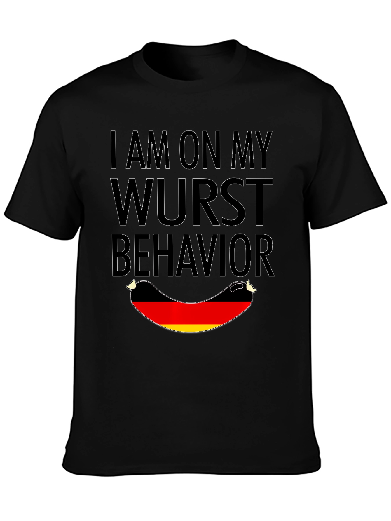 Wurst Behavior T-Shirt - Funny German Sausage Tee