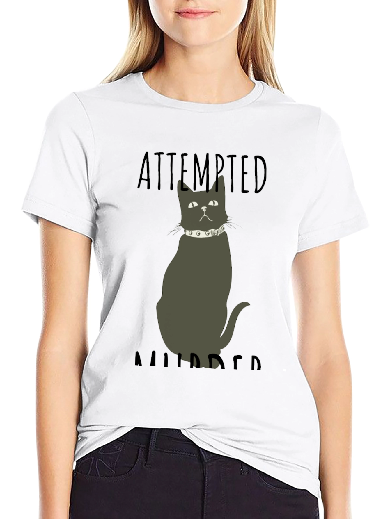 Attempted Murder Cat T-Shirt