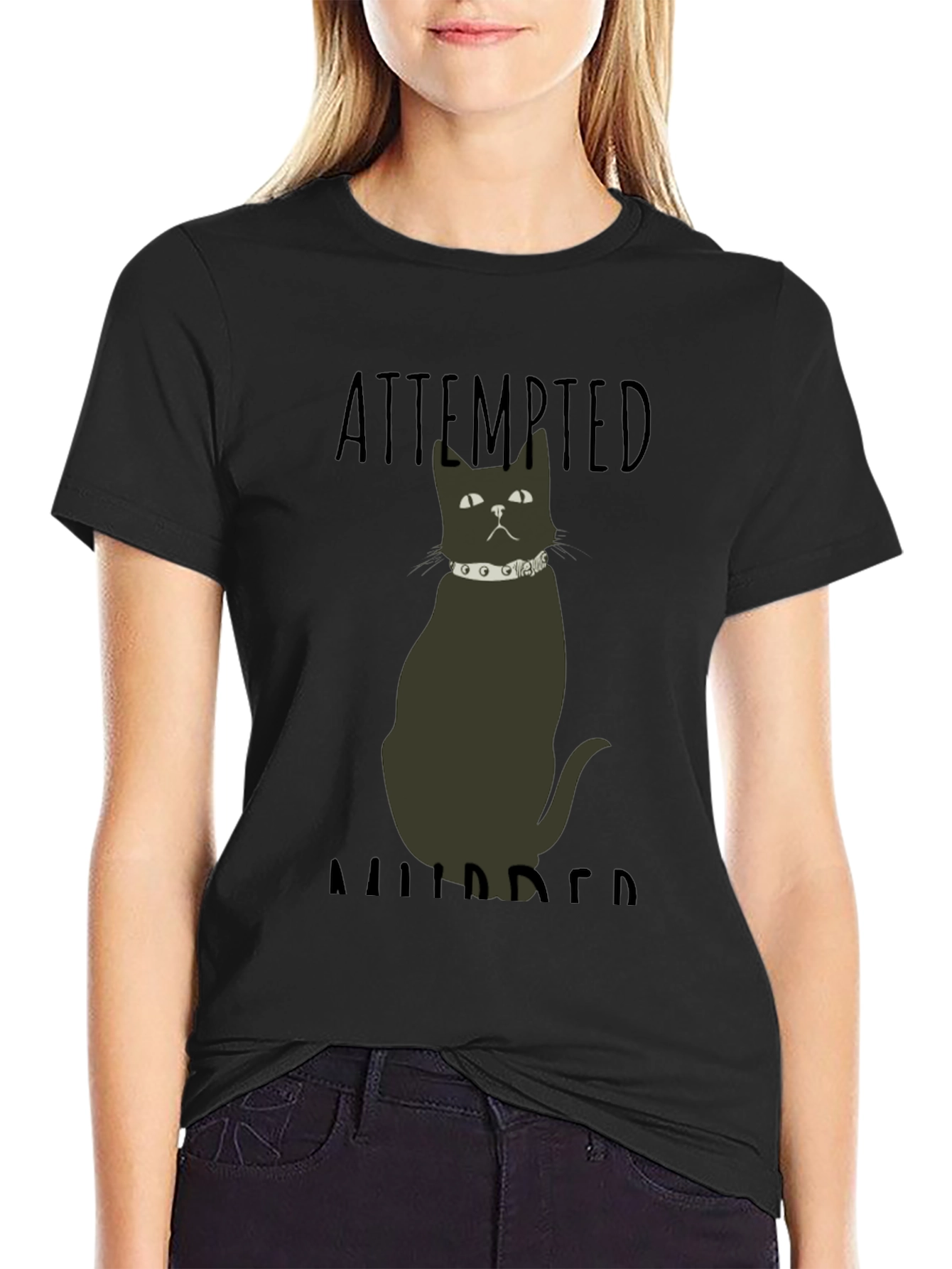 Attempted Murder Cat T-Shirt