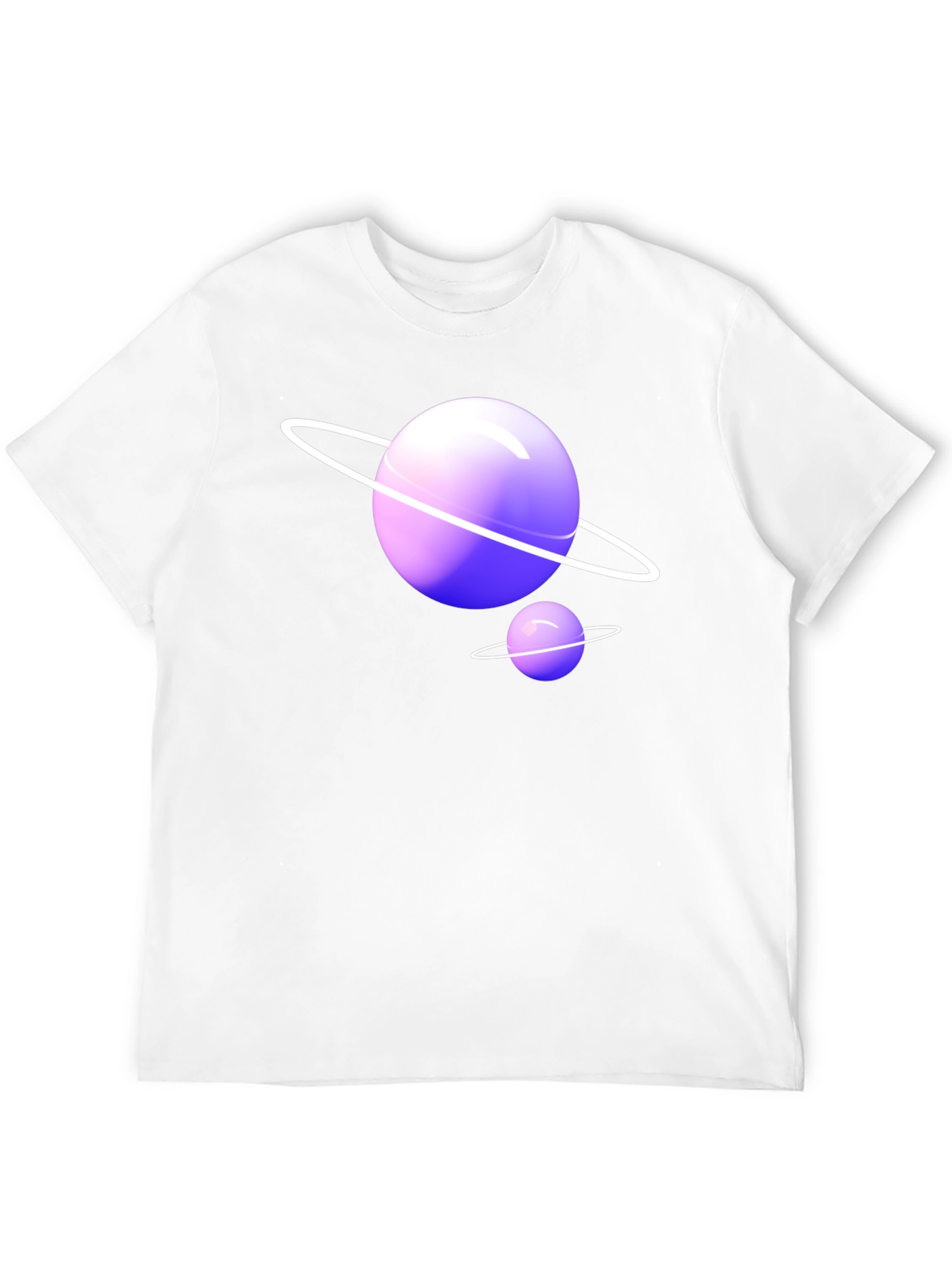Planet Graphic T-Shirt - Trendy Black Tee