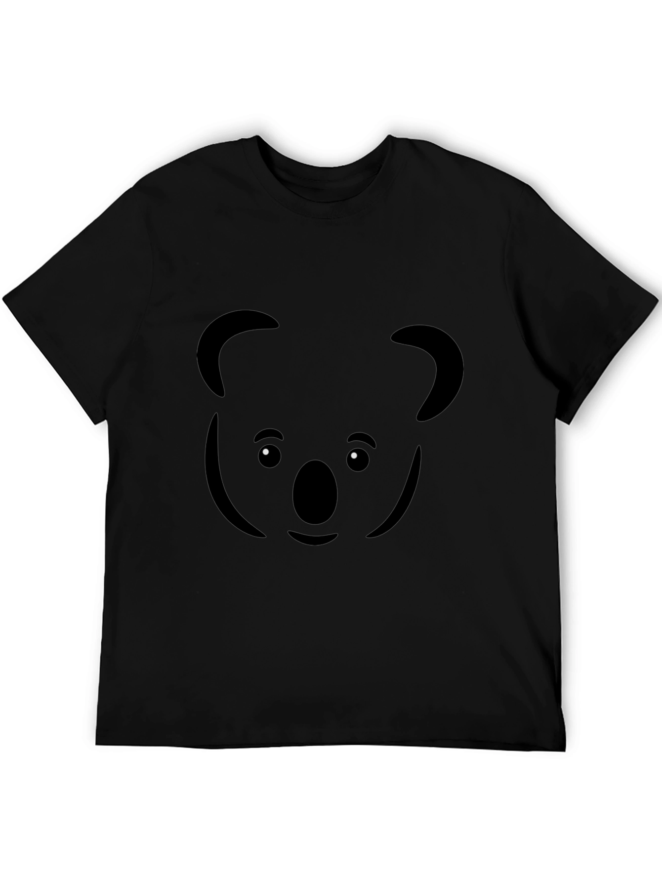 Black Koala Graphic Tee - Unisex Soft Cotton