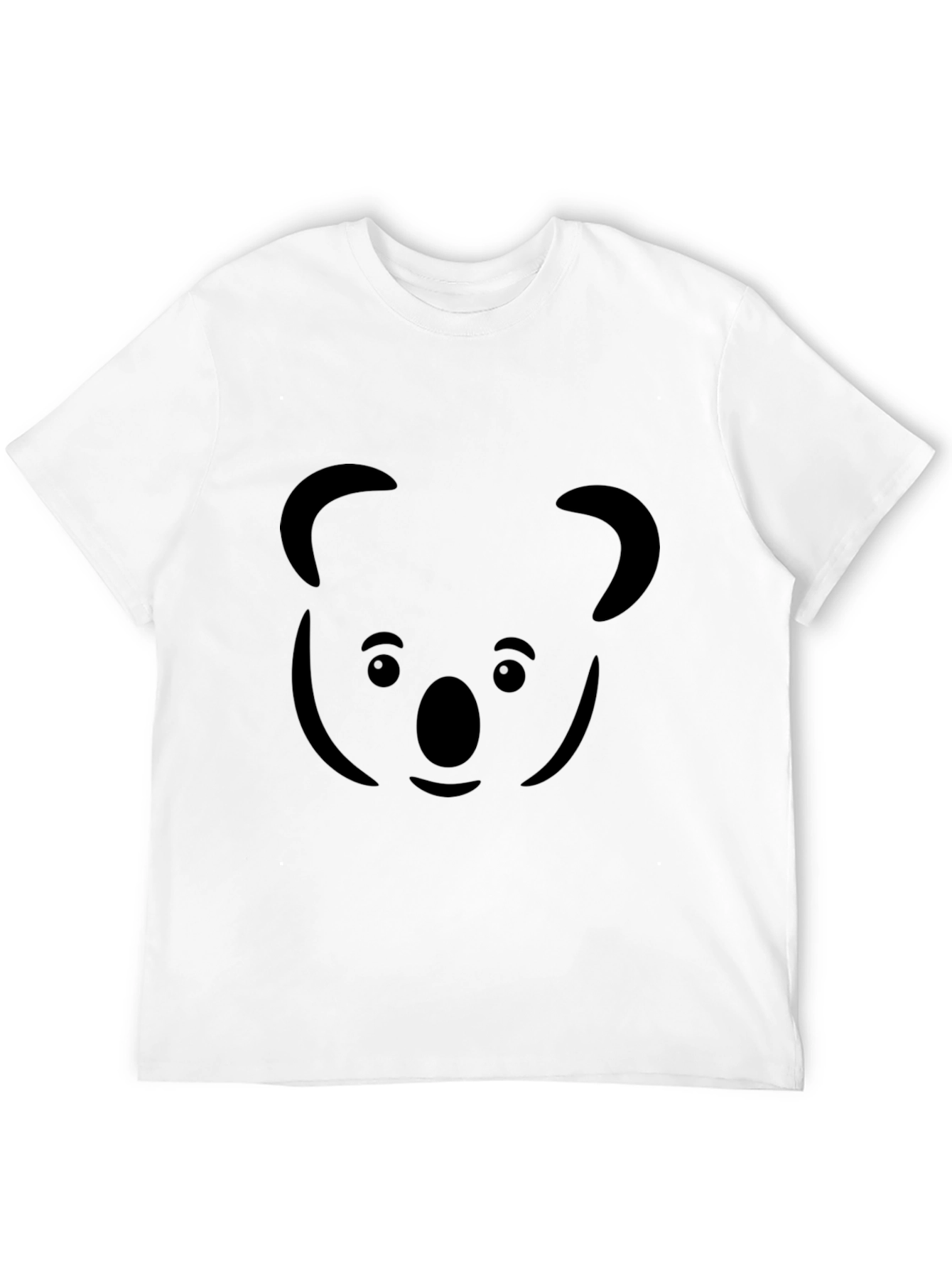 Black Koala Graphic Tee - Unisex Soft Cotton