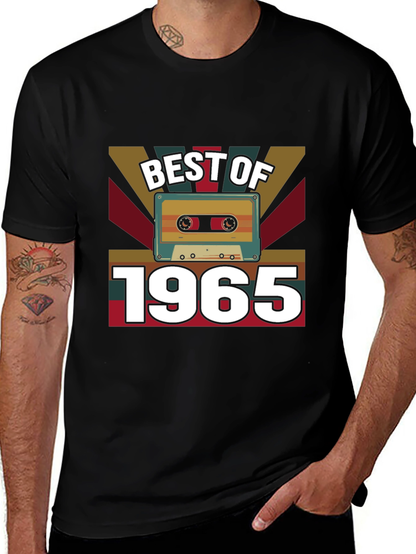 Best of 1965 Cassette Tape Graphic T-Shirt