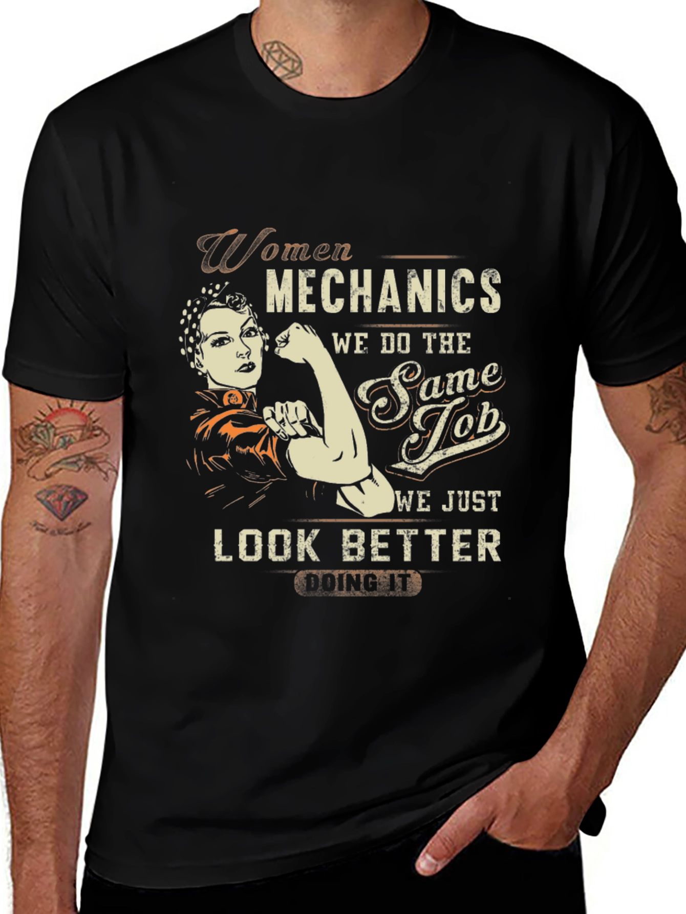 Women Mechanics T-Shirt - We Do The Same Job