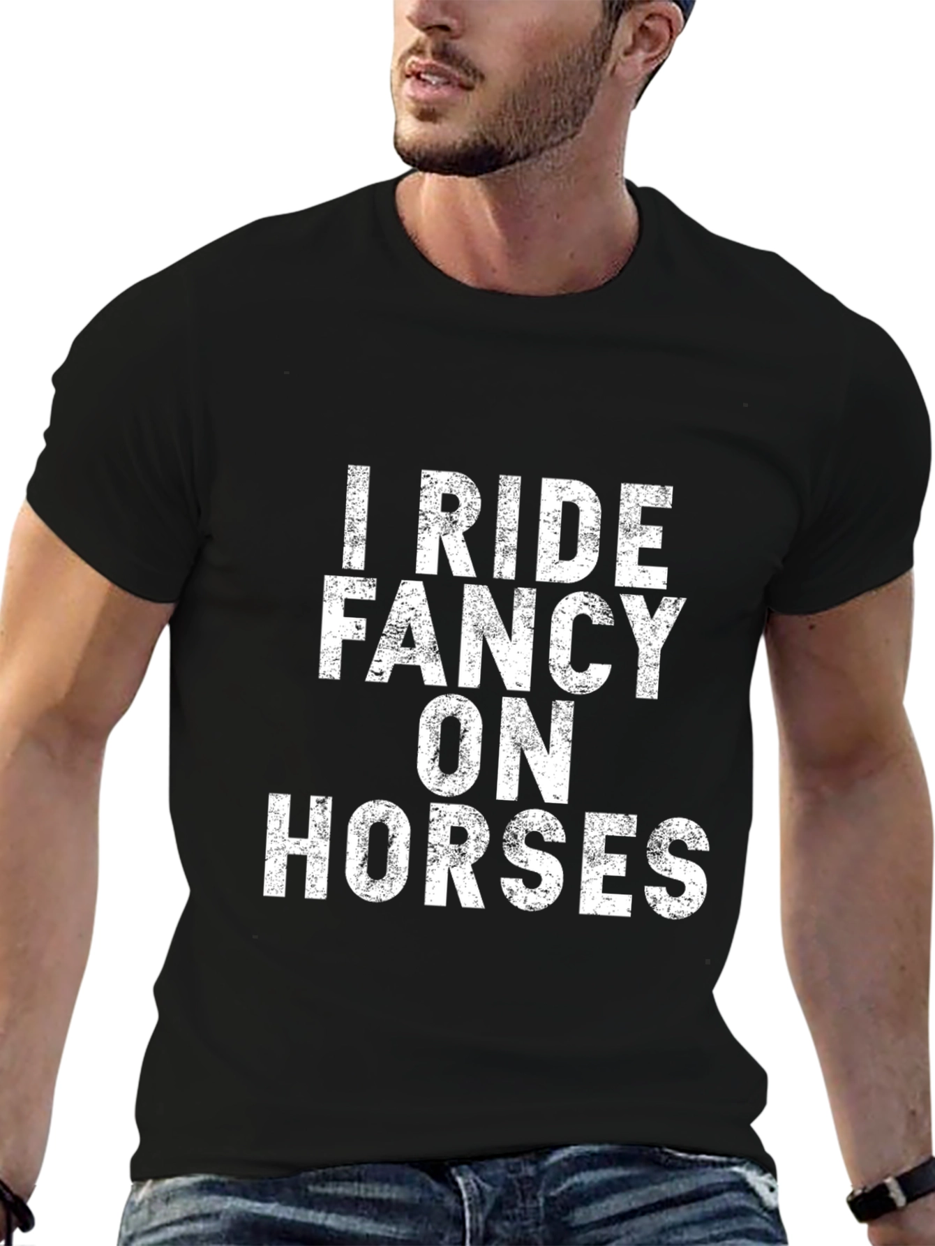 I Ride Fancy On Horses Graphic Tee
