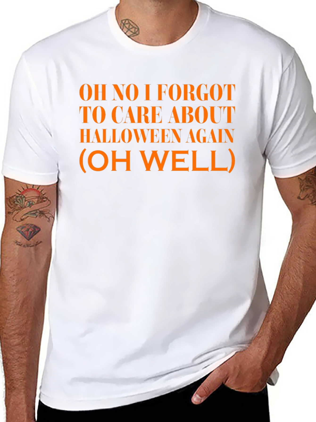 Funny Halloween T-Shirt: Oh No I Forgot!
