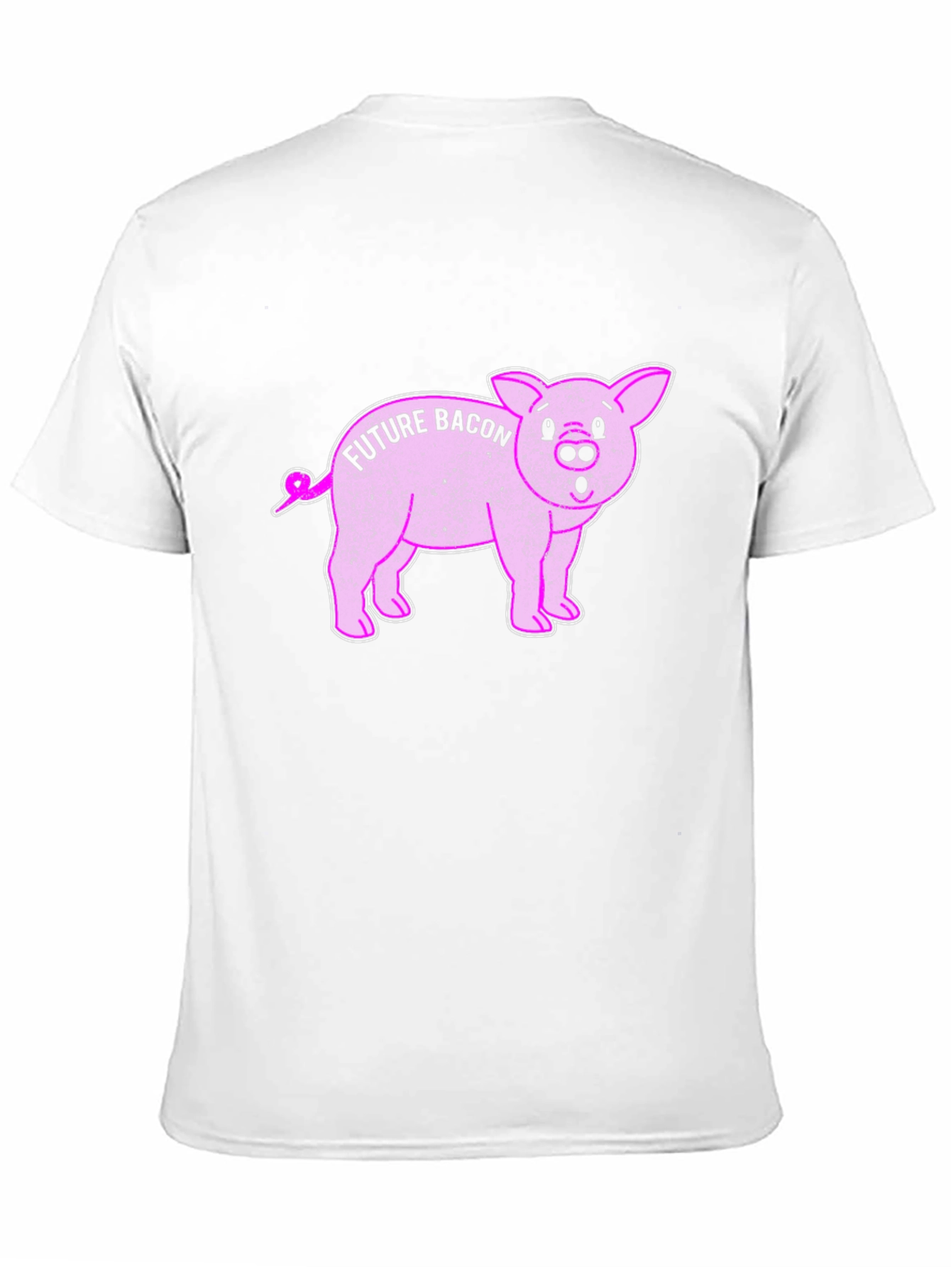 Future Bacon Pig Graphic Novelty T-Shirt - Unisex