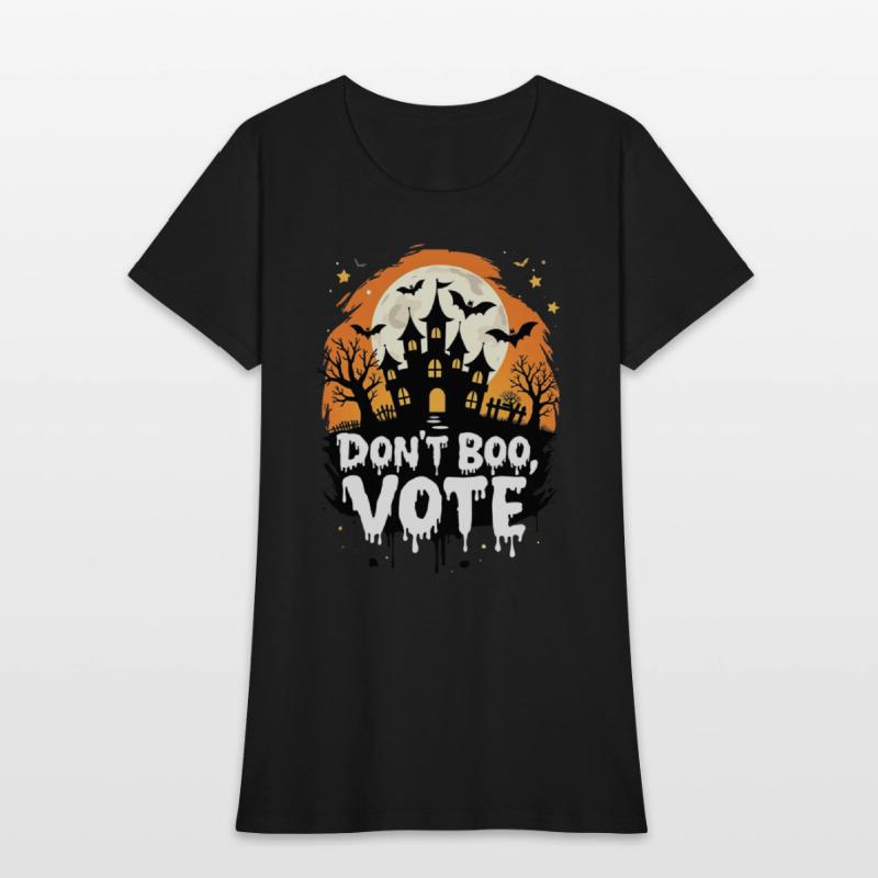 Halloween Voting Design - "Don't Boo, Vote"
