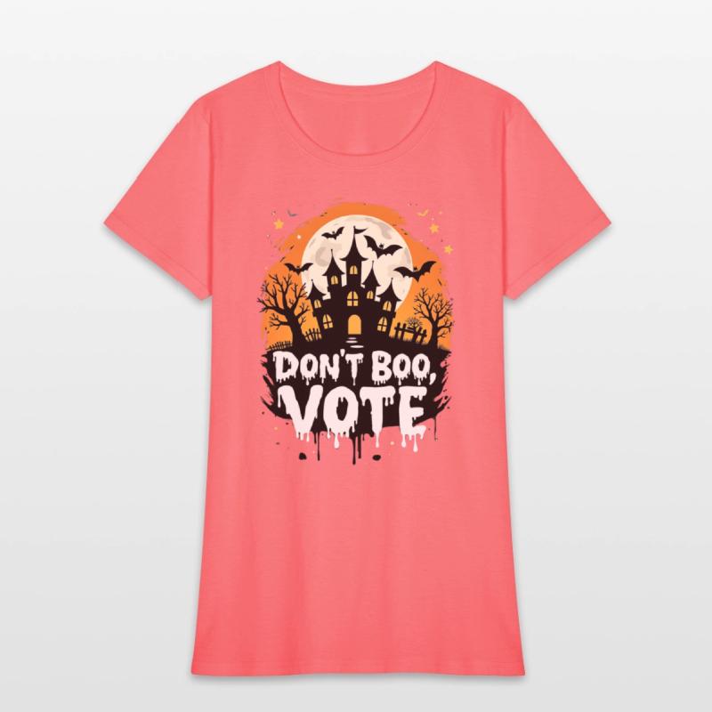 Halloween Voting Design - "Don't Boo, Vote"
