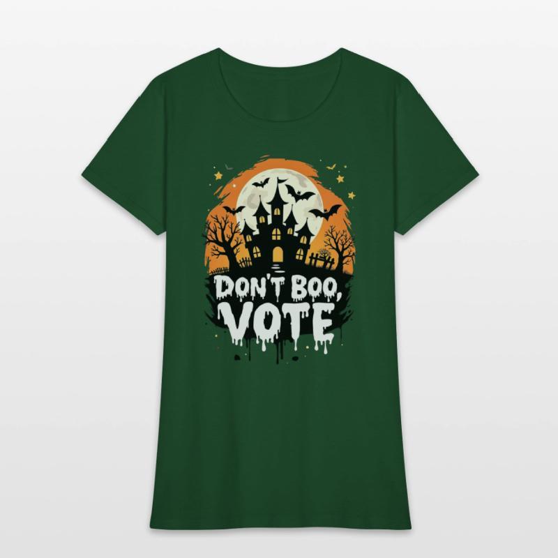 Halloween Voting Design - "Don't Boo, Vote"