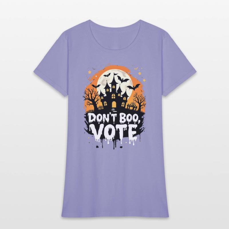 Halloween Voting Design - "Don't Boo, Vote"