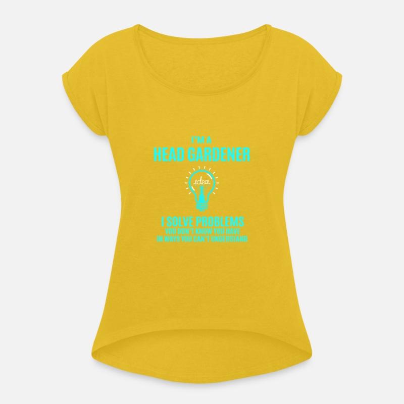 Head Gardener T Shirt - I Solve Problems Gift Item
