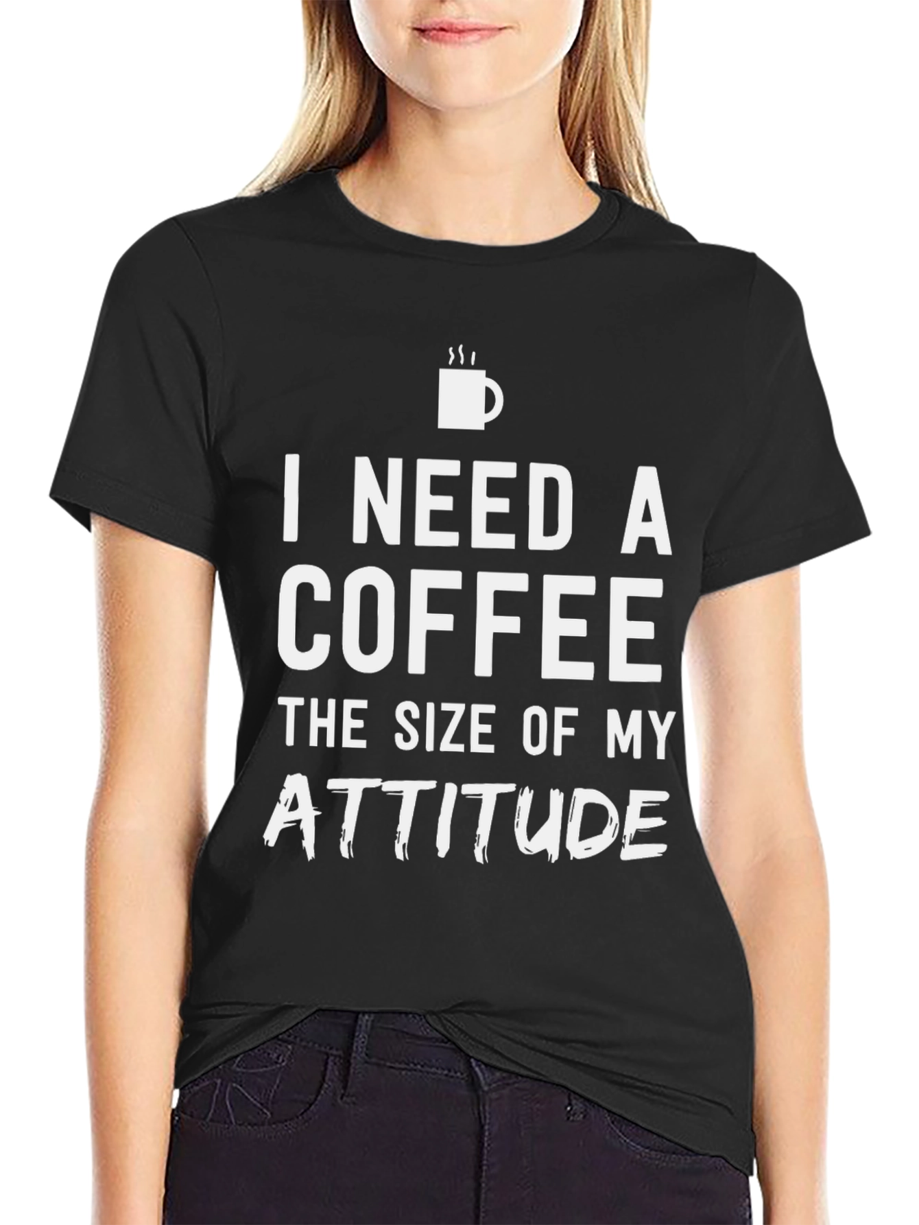 Coffee Attitude T-Shirt - Sarcastic Tee