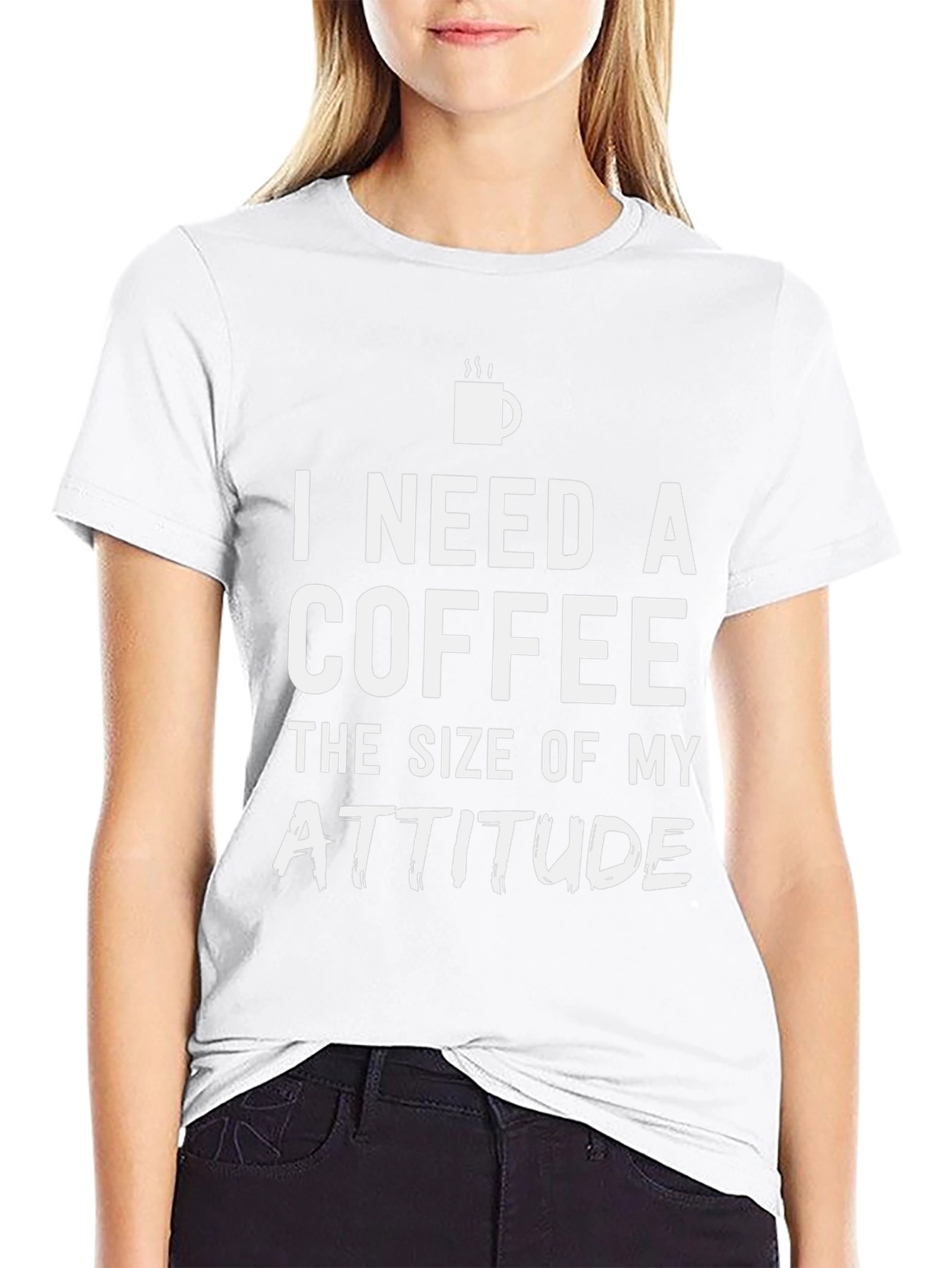 Coffee Attitude T-Shirt - Sarcastic Tee