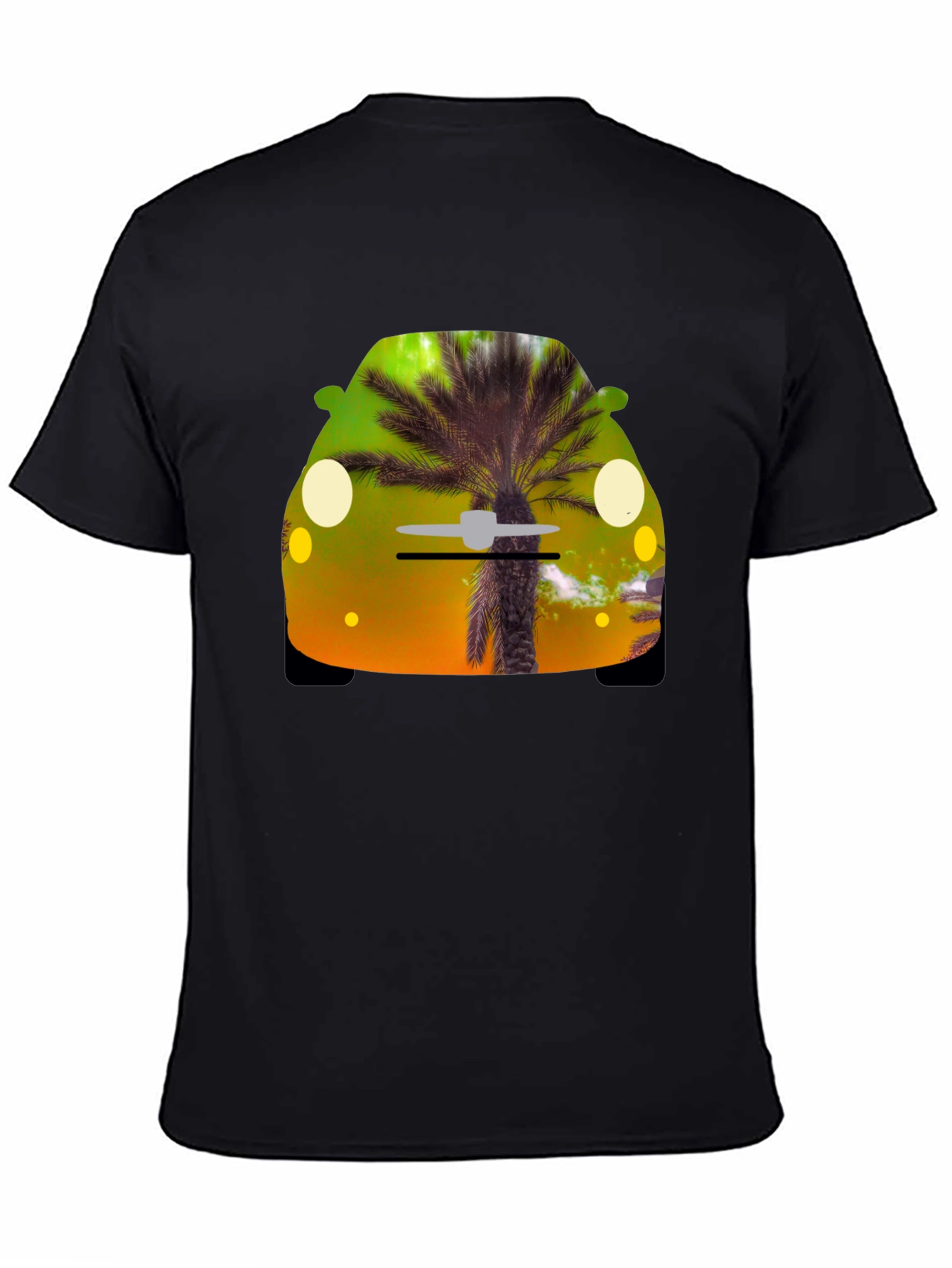 Tropical Car Graphic T-Shirt