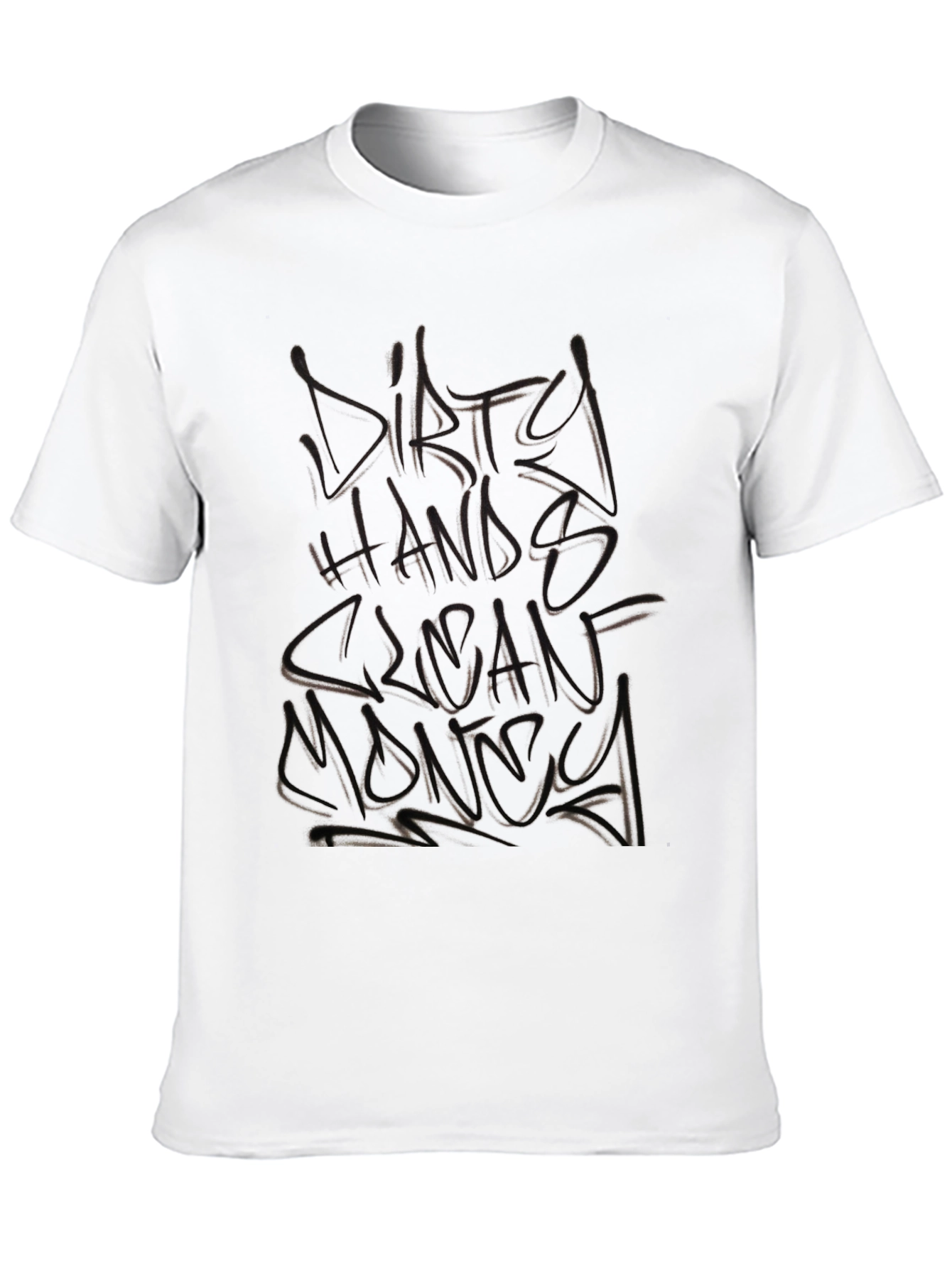 Dirty Hands Clean Money Graphic Tee - Streetwear Style