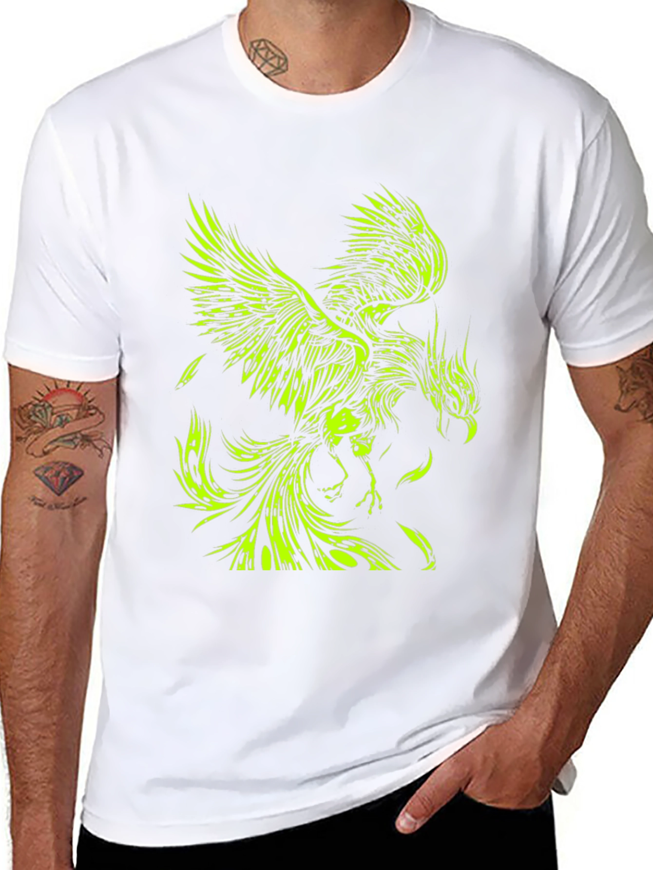 Phoenix Graphic T-Shirt - Black