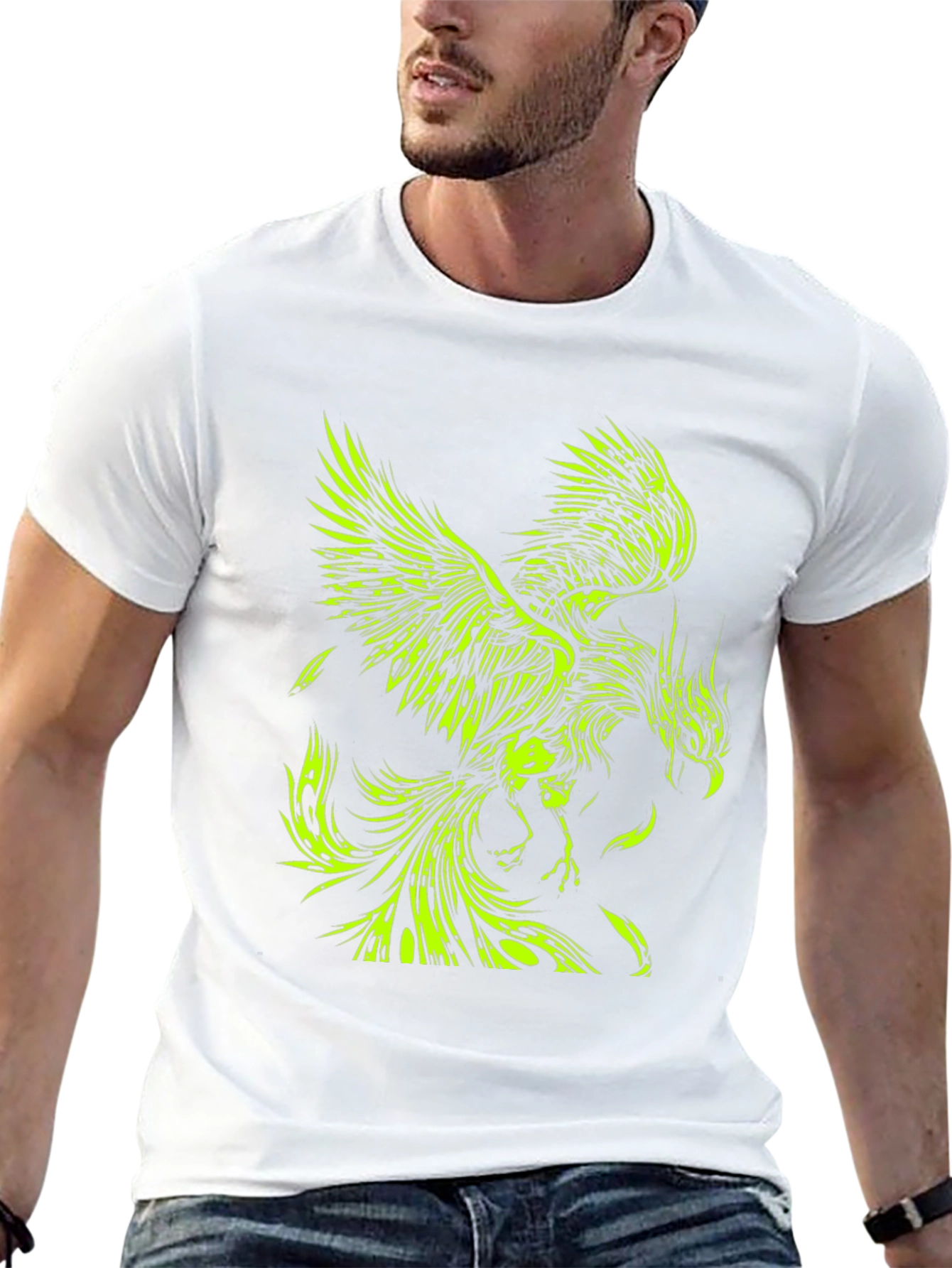 Phoenix Graphic T-Shirt - Black