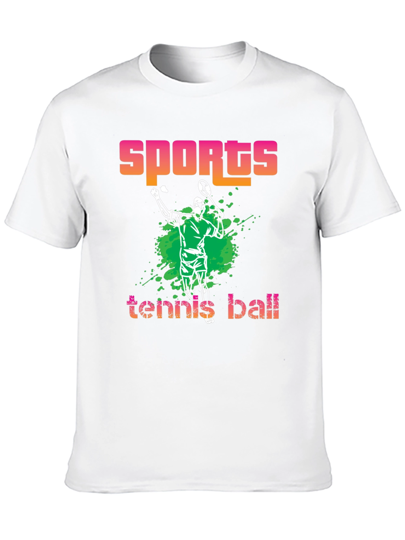 Sports Tennis Ball Graphic T-Shirt