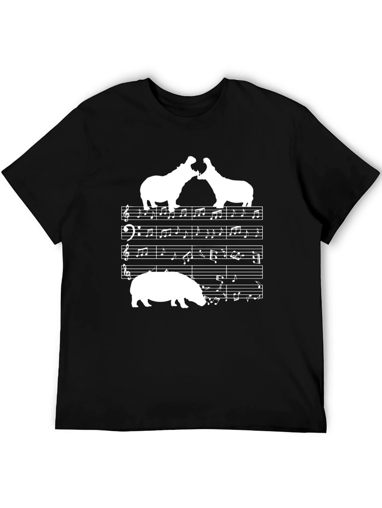 Musical Hippo T-Shirt