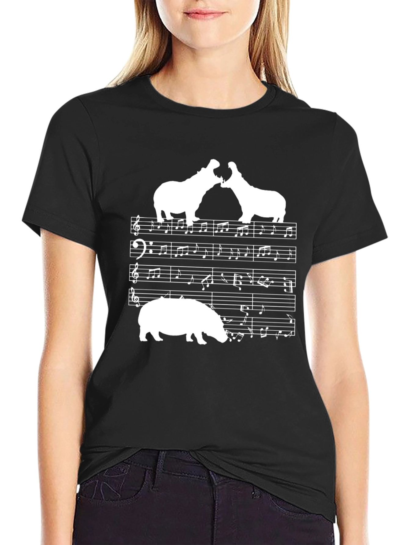 Musical Hippo T-Shirt