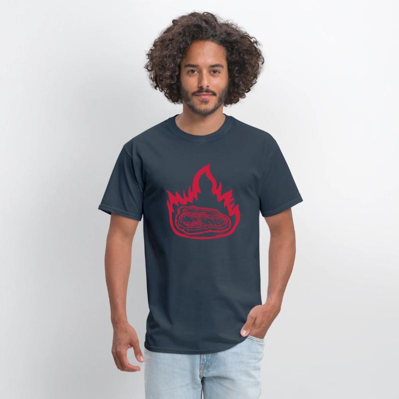 hot fire steak juicy