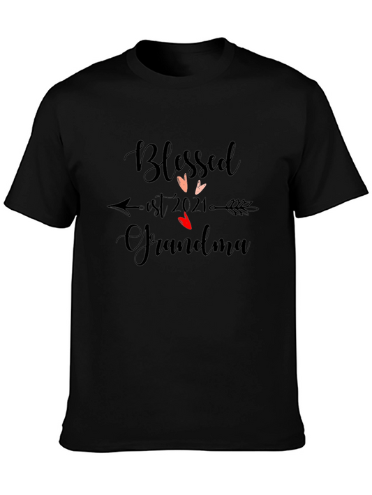 Blessed Grandma Est 2021 T-Shirt