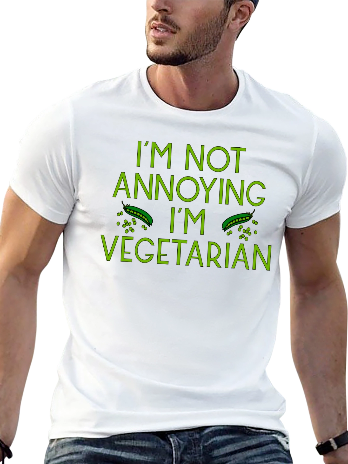Im Not Annoying Im Vegetarian Funny T-Shirt