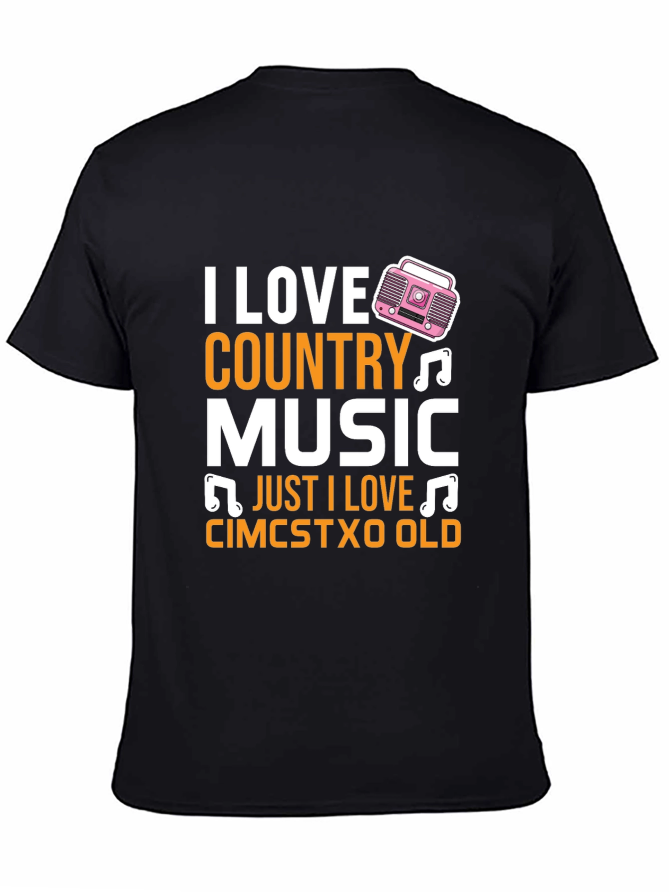 I Love Country Music Graphic T-Shirt