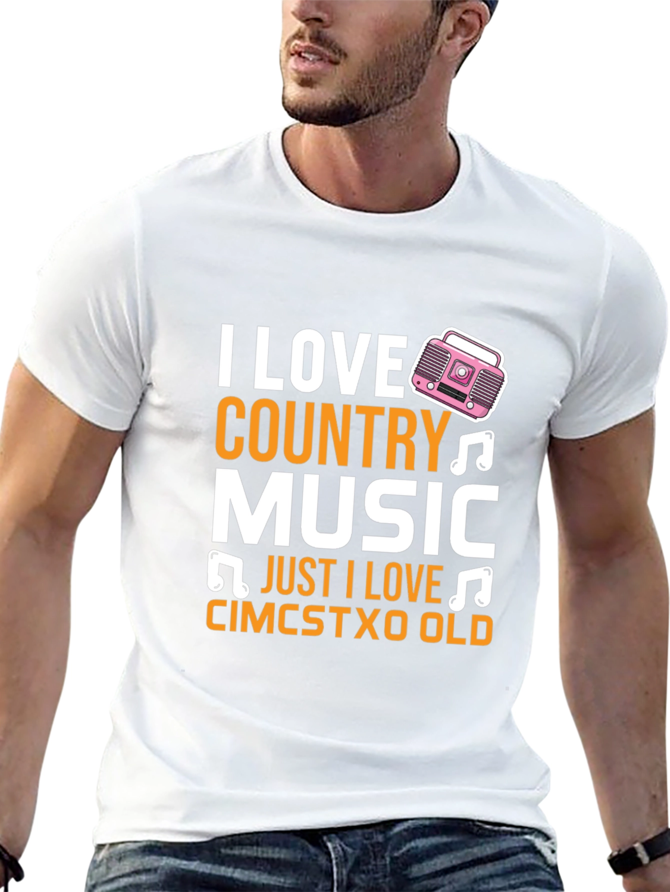 I Love Country Music Graphic T-Shirt