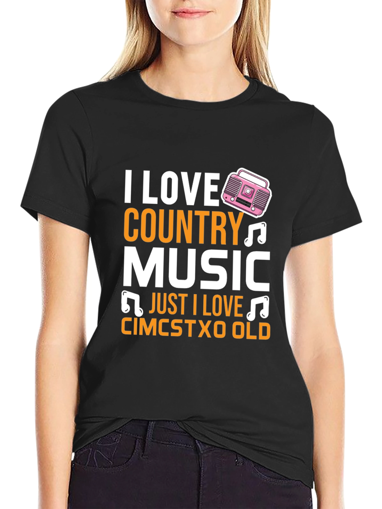 I Love Country Music Graphic T-Shirt