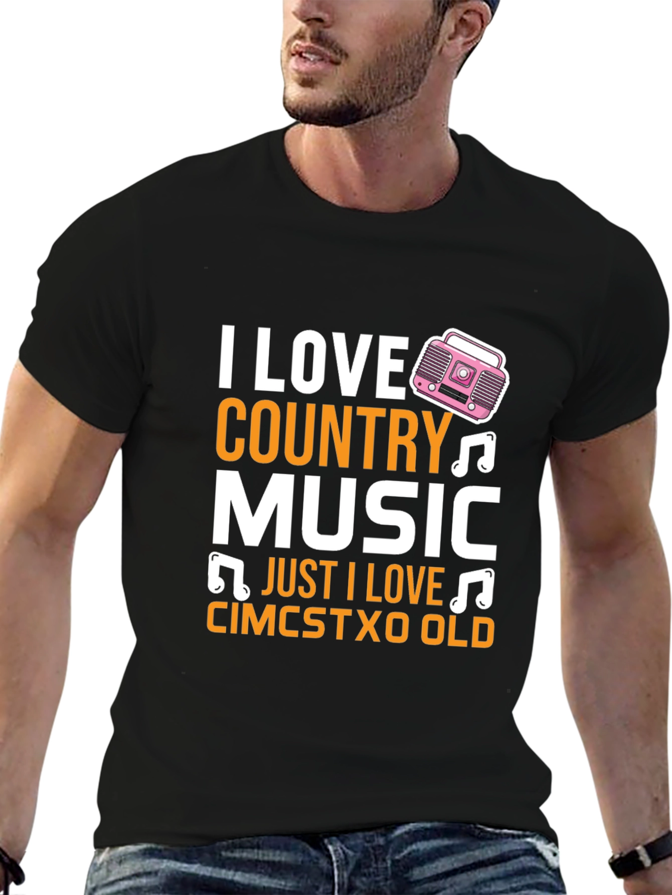 I Love Country Music Graphic T-Shirt