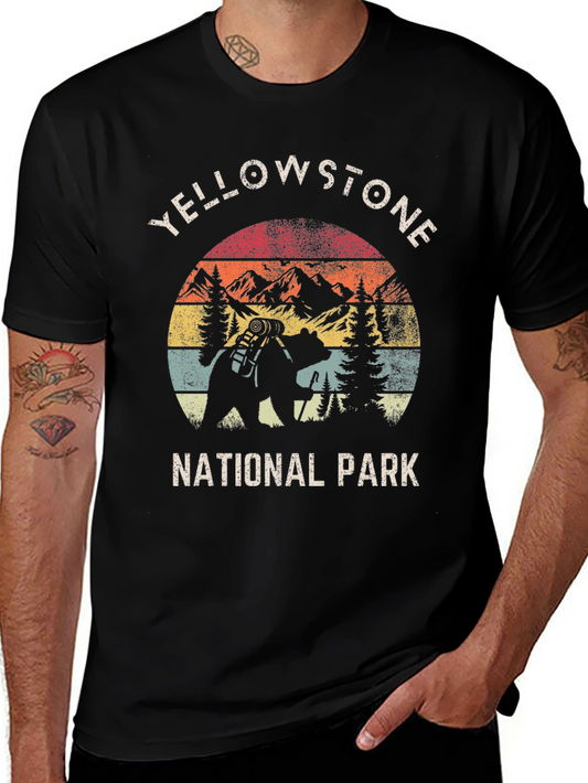 Yellowstone National Park Bear Graphic Tee