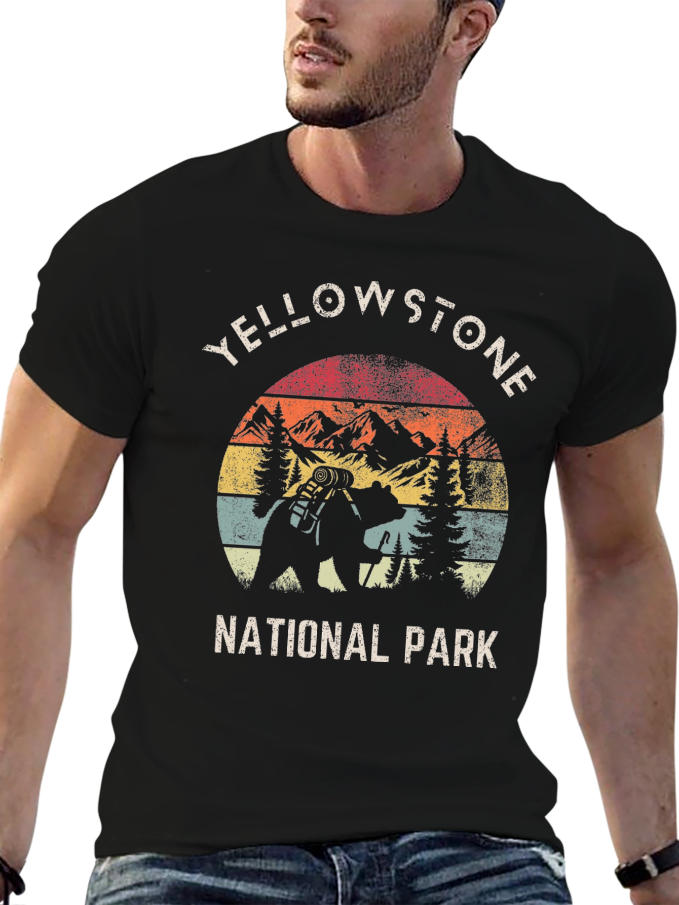 Yellowstone National Park Bear Graphic Tee