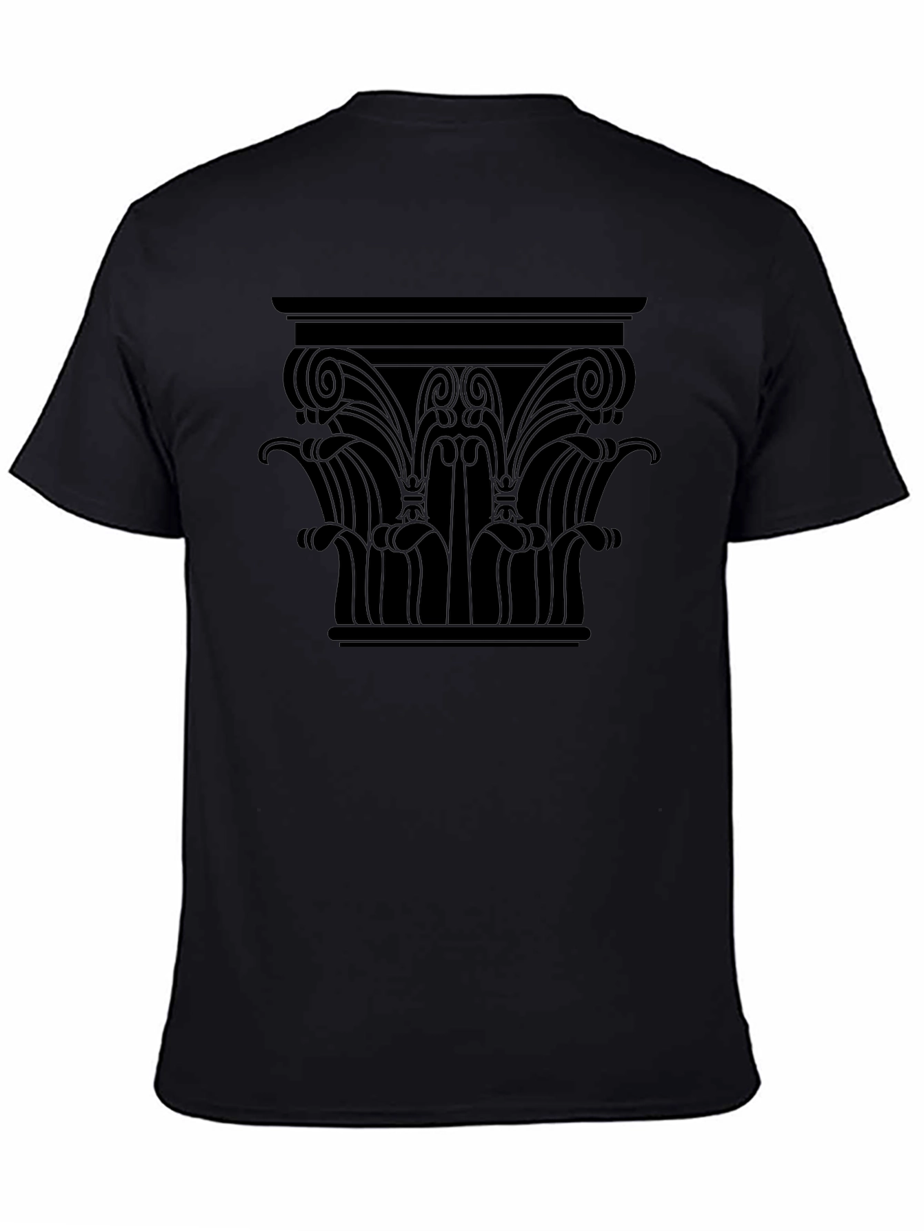 Column Capital Graphic Tee - Black