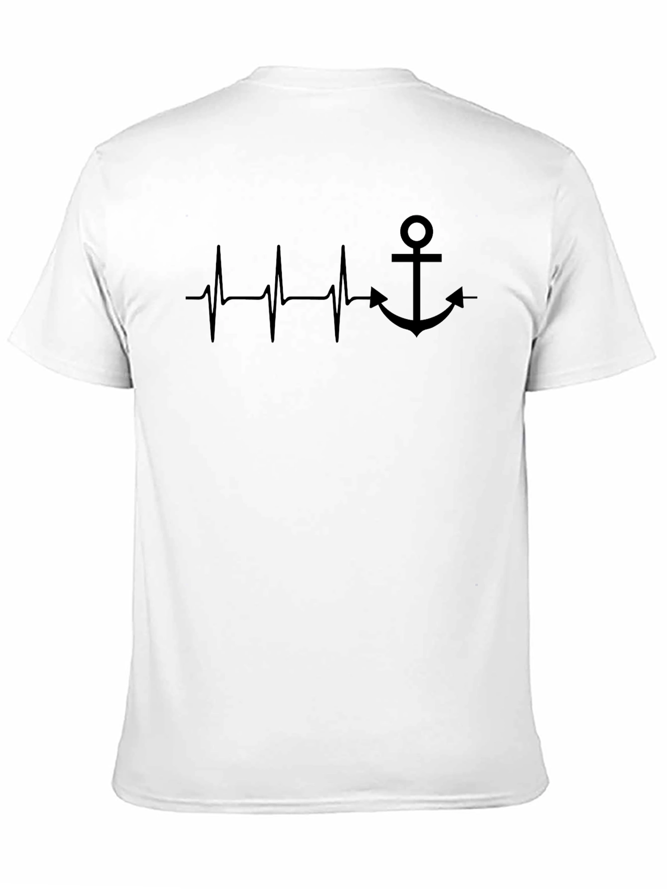 Anchor Heartbeat Graphic Tee - Black