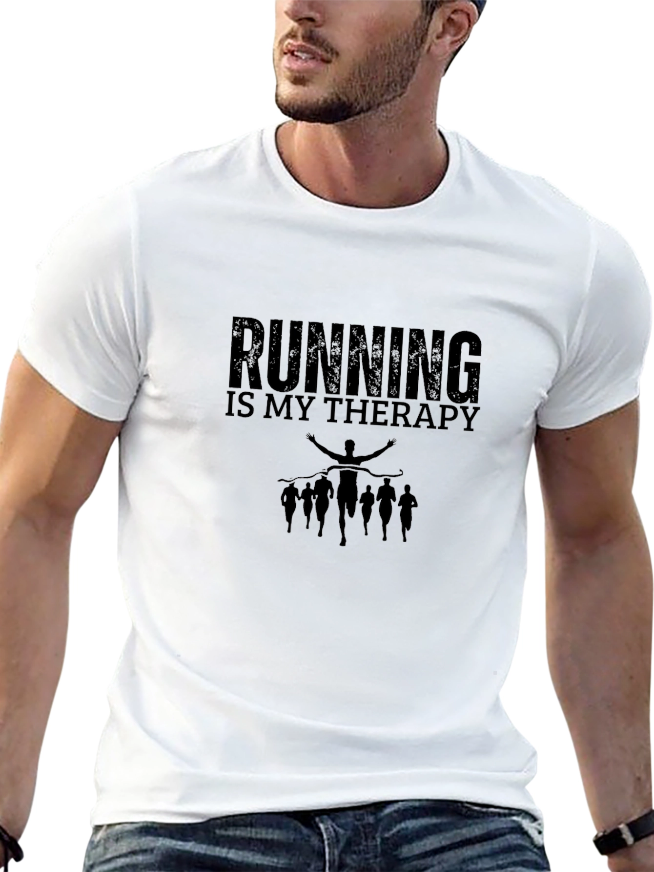 Running is My Therapy T-Shirt
