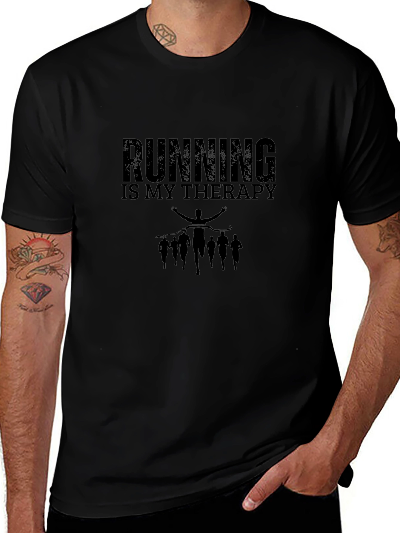 Running is My Therapy T-Shirt