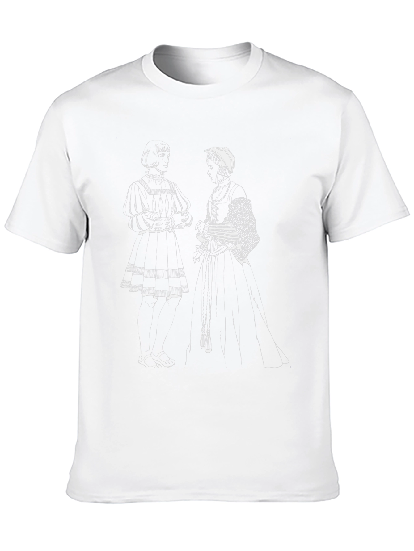 Retro Illustration Black T-Shirt