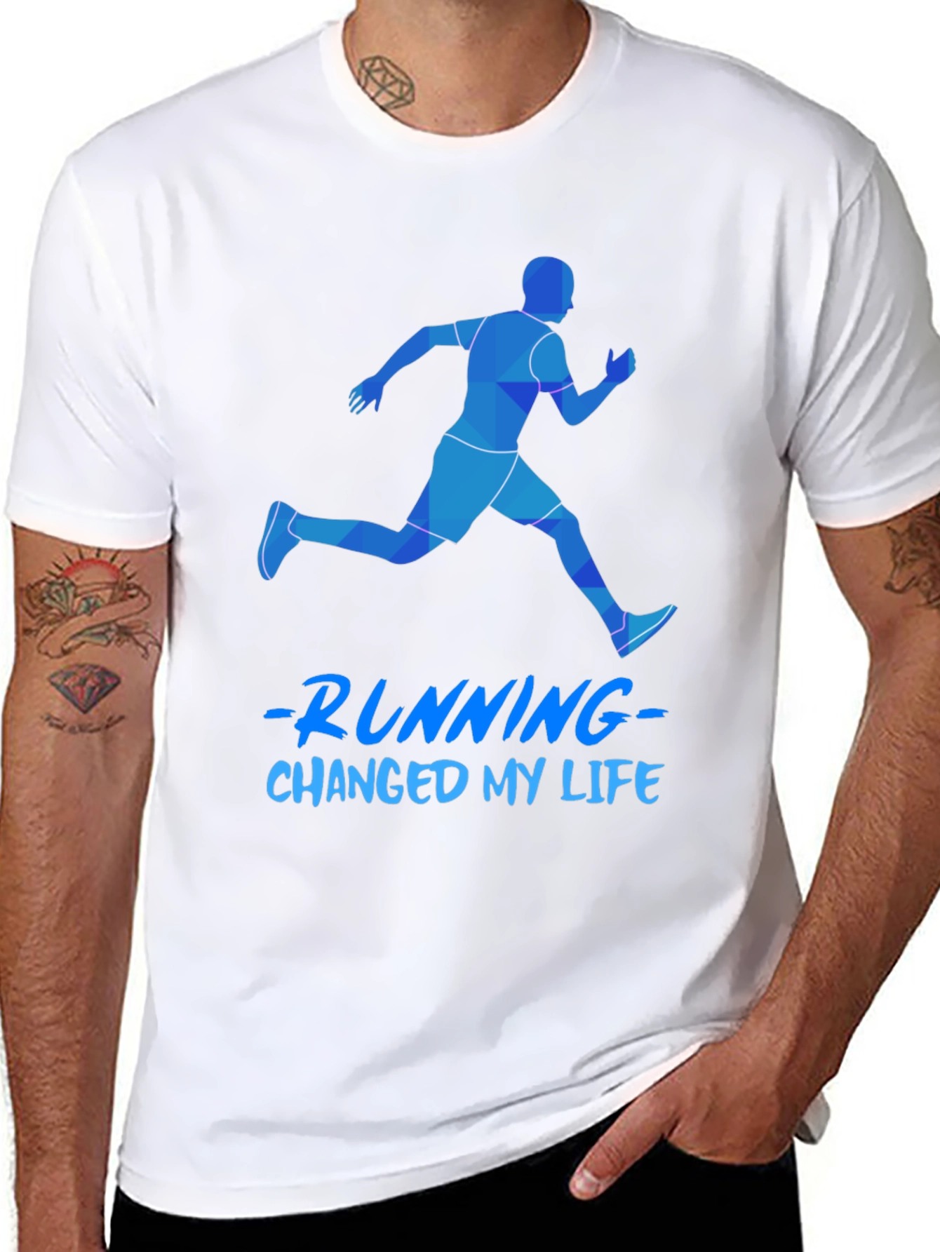 Running Changed My Life Mens Graphic Tee