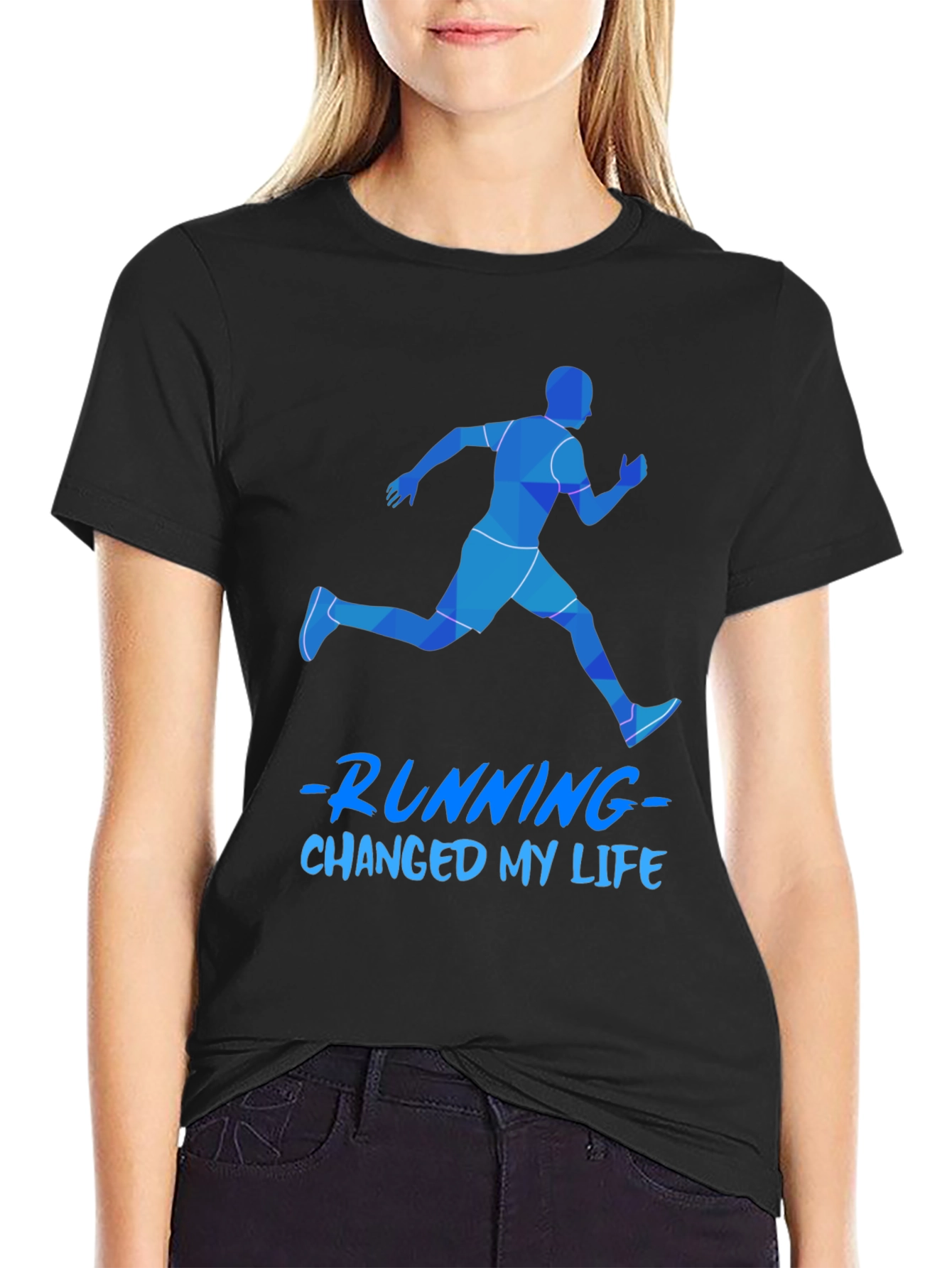 Running Changed My Life Mens Graphic Tee